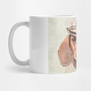 The stylish Mr. Dachshund Mug